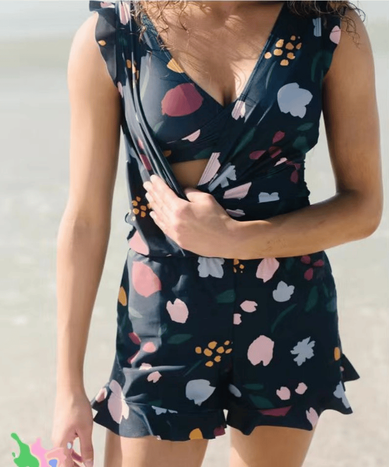 Liora | Swimsuit with Ruffles and Built-in Bra