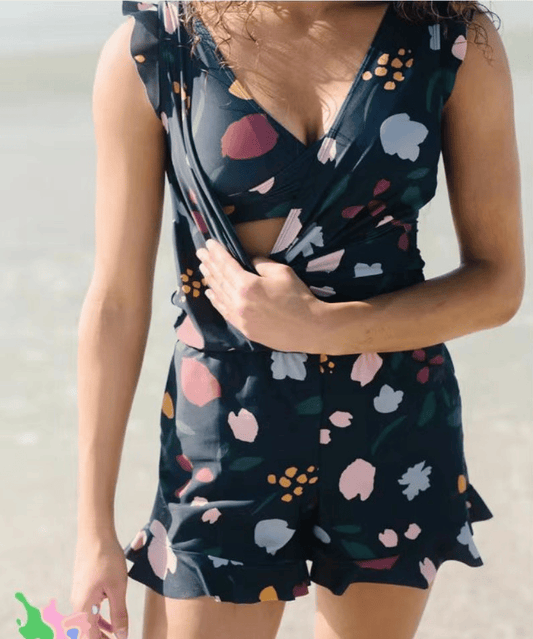 Liora | Swimsuit with Ruffles and Built-in Bra