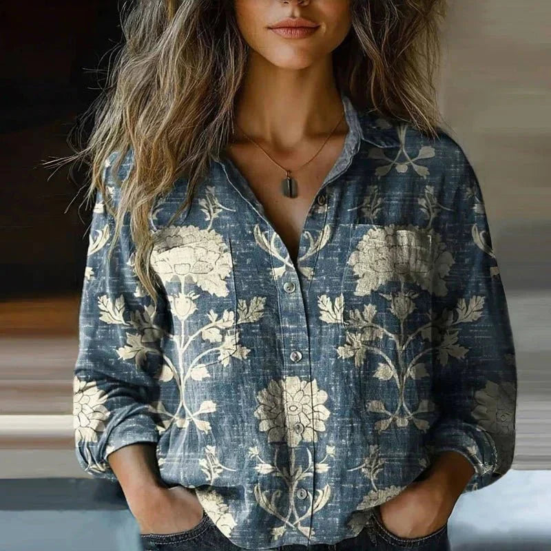 Nikaia |  Vintage Printed Blouse