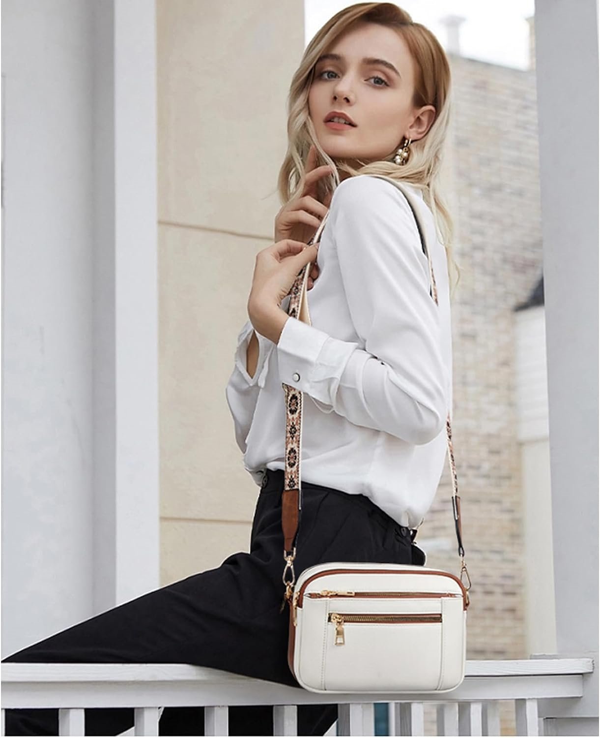 Sharlene | Refined Leather Shoulder Bag