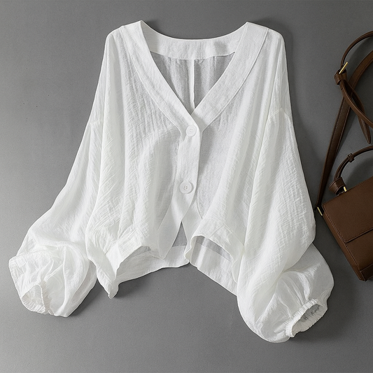 Jamela | Linen Blouse