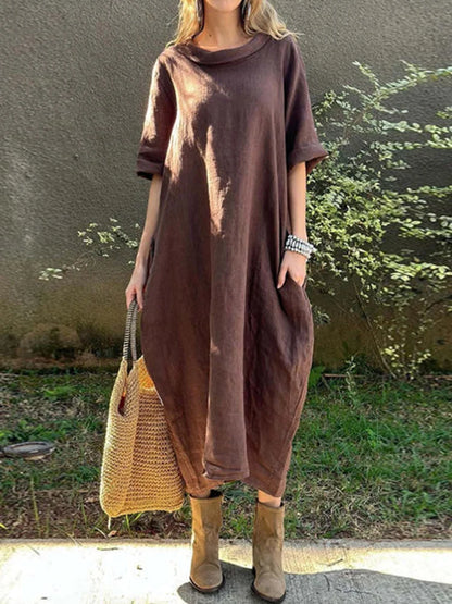 Darlina | Women’s Casual Solid Color Dress