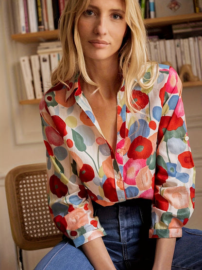 Elidi | Colourful Floral Blouse