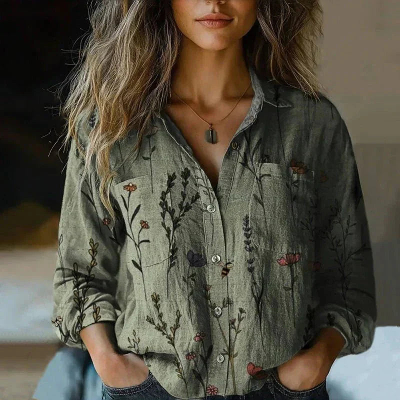 Nikaia |  Vintage Printed Blouse