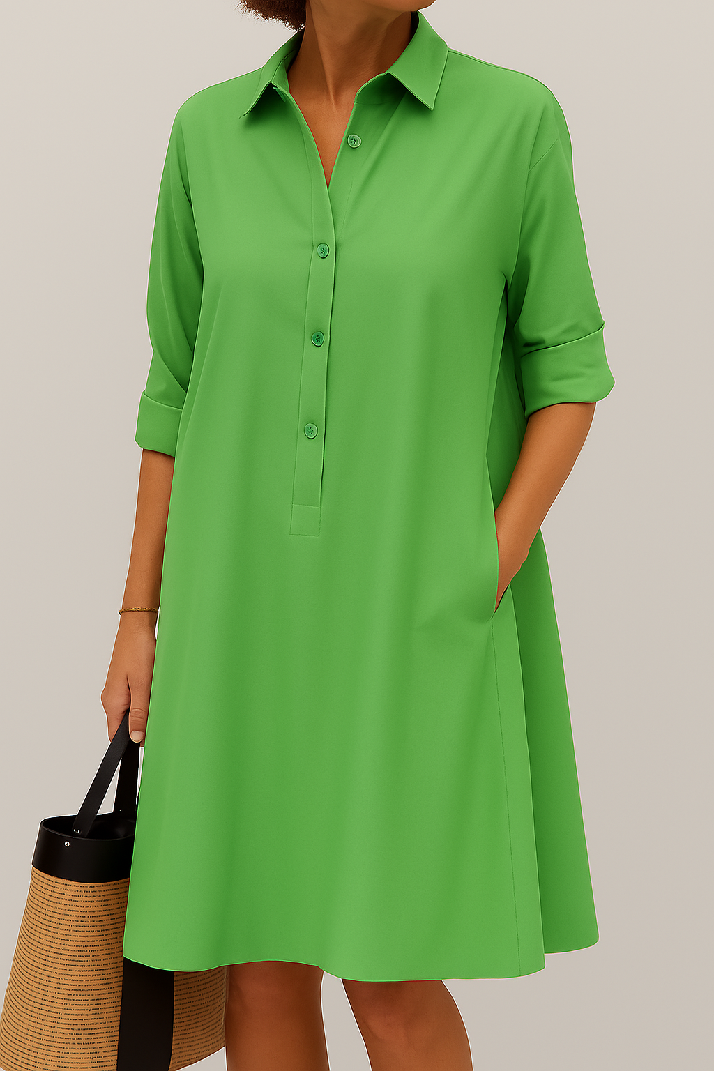 Catriona | Button Down Shirt Dress