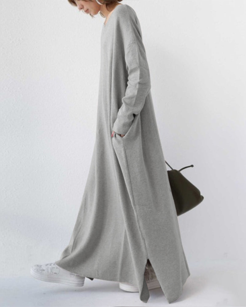 Odette | Elegant Casual V-Neck Dress