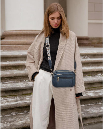 Sharlene | Refined Leather Shoulder Bag