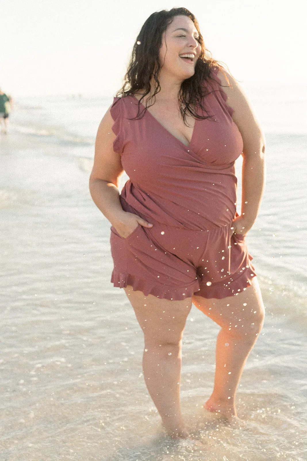 Liora | Swimsuit with Ruffles and Built-in Bra