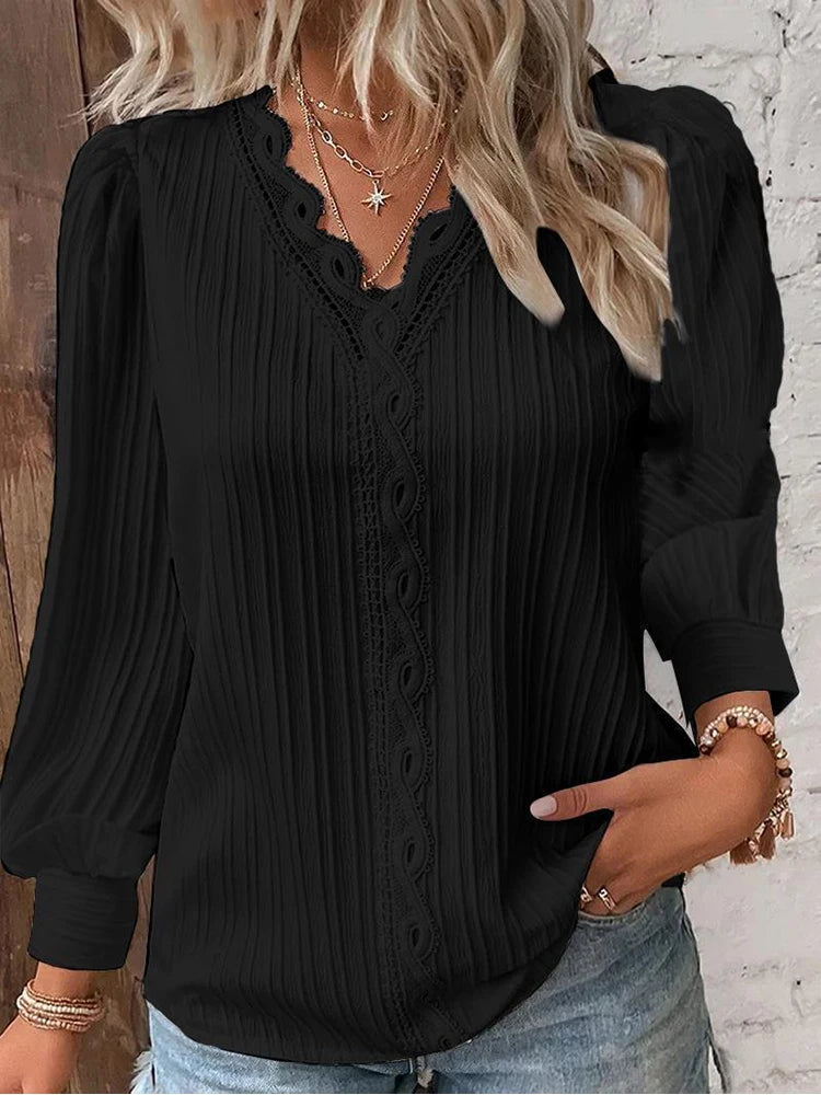 Lauren |  Elegant Chiffon Blouse