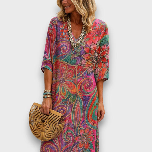 Eli | Elegant Casual Floral Dress