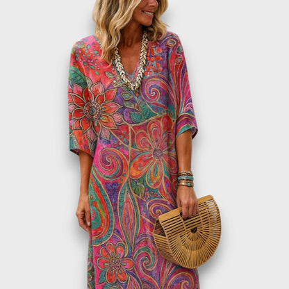 Eli | Elegant Casual Floral Dress
