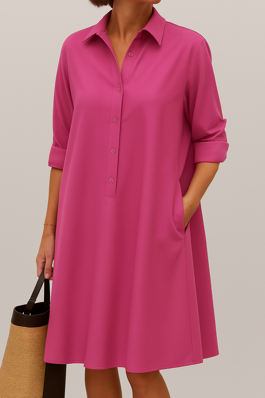 Catriona | Button Down Shirt Dress