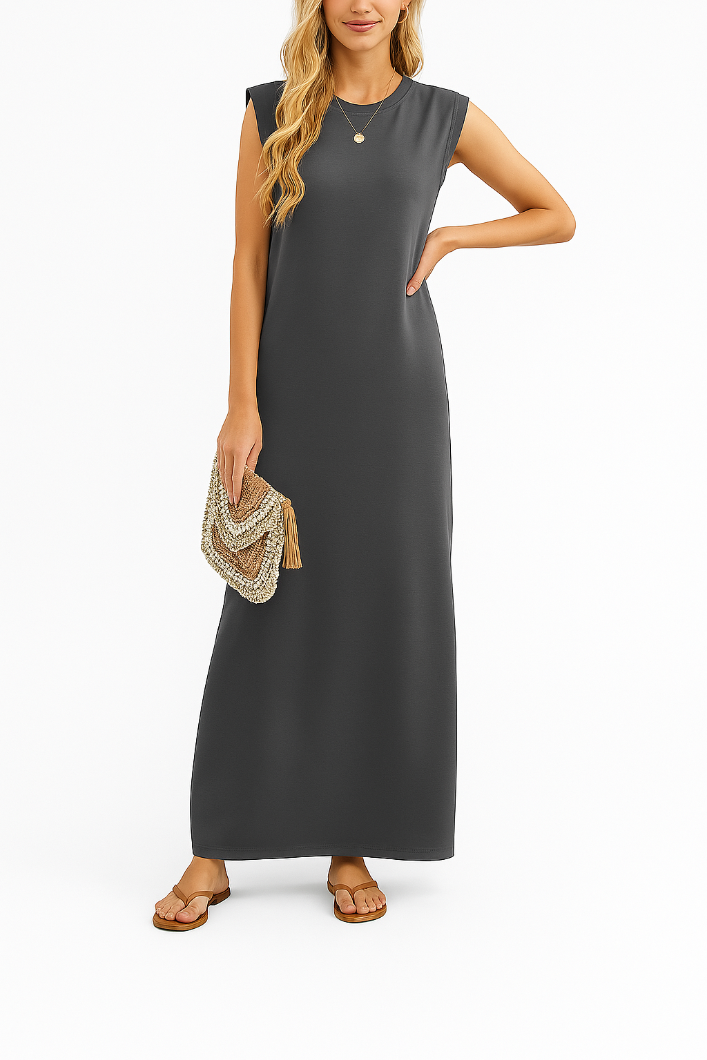 Harmony | Flowy Wrinkle-Free Maxi Dress