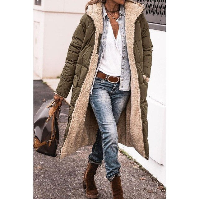 Aroha | Reversible Long Puffer Jacket