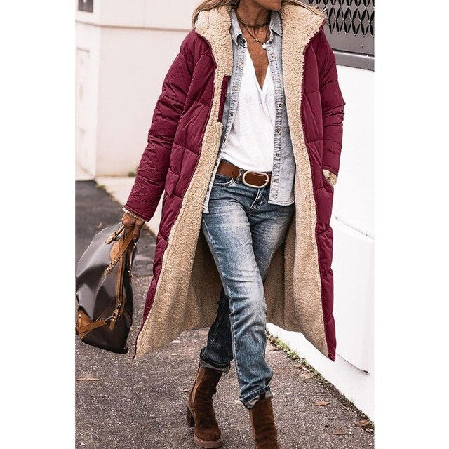 Aroha | Reversible Long Puffer Jacket