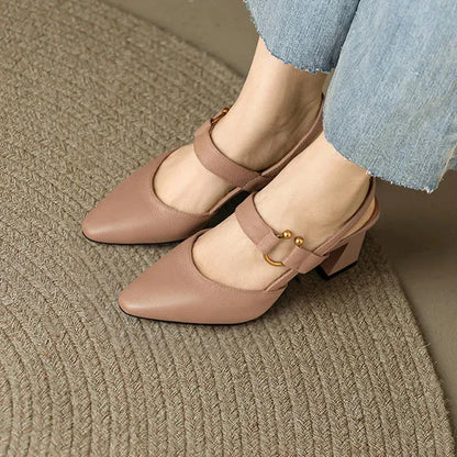 Tirrita | Stylish Leather Heels