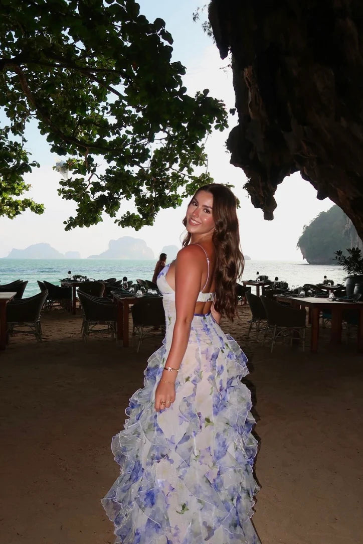 Denise | Elegant Dress With Ruffles