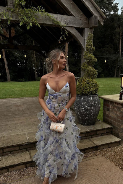 Denise | Elegant Dress With Ruffles