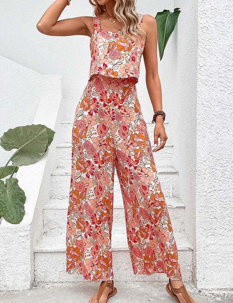Nympha | Floral Wide-leg Jumpsuit