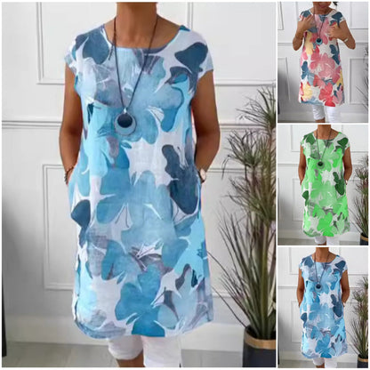Mackenzie | Elegant round neck dress