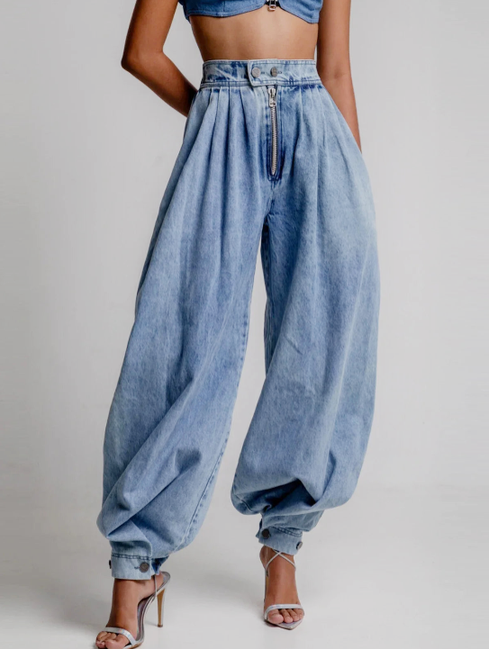 Lisa | High Waist Balloon Jeans