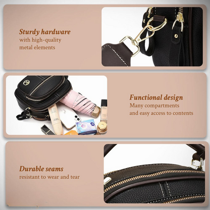 Liora Castelli | Molly’s Timeless Sophistication Bag with Shoulder Strap