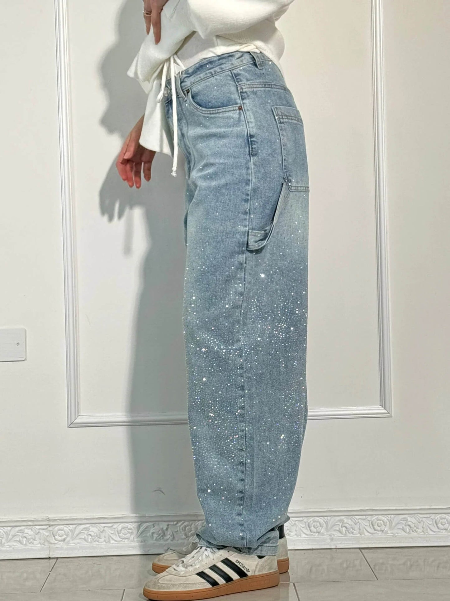 Irene | Glitter Jeans