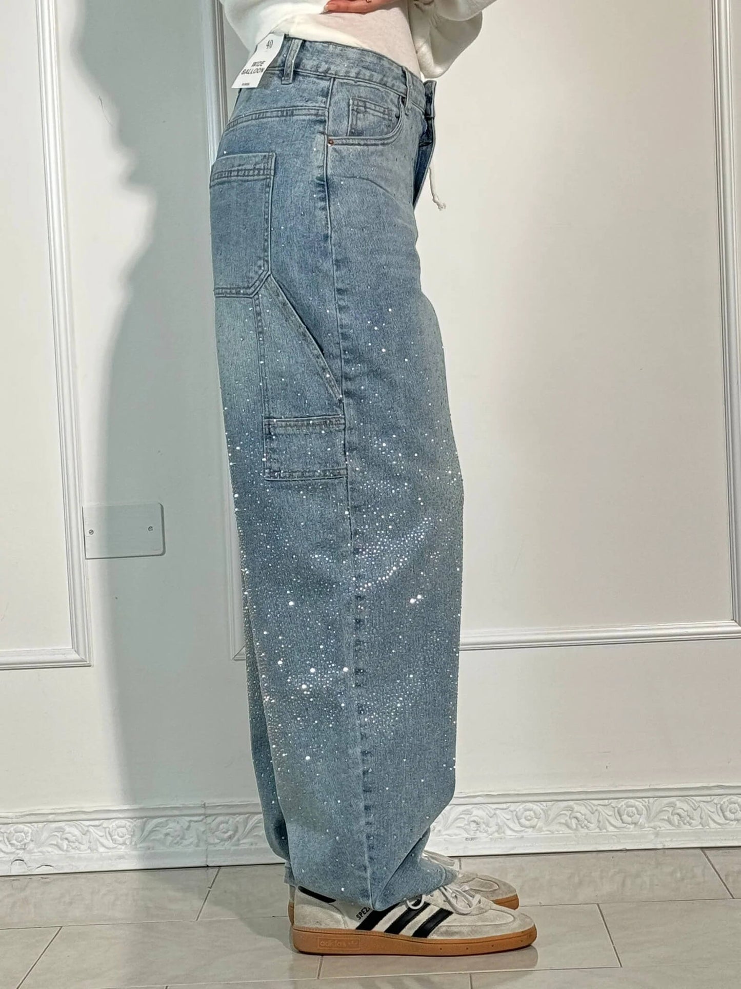 Irene | Glitter Jeans