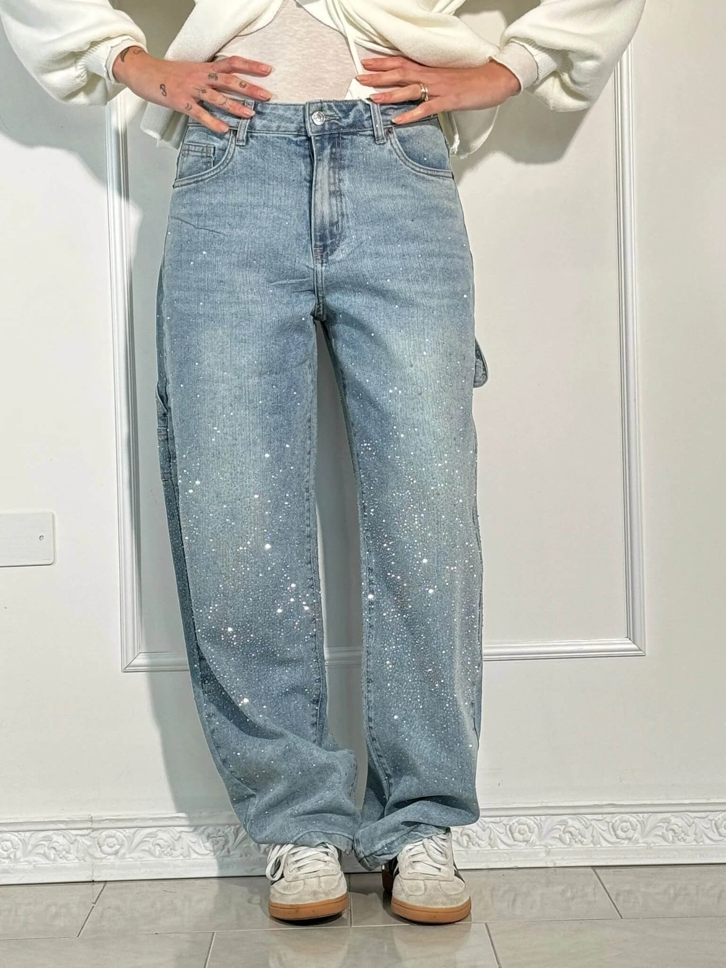 Irene | Glitter Jeans