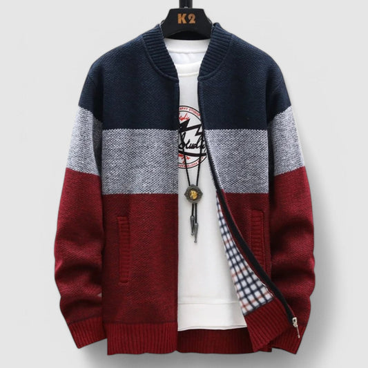 Jude | Knitted Zip Cardigan