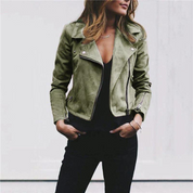 Lila - Suede Biker Jacket