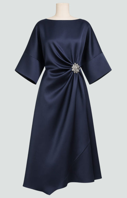 Terra | Elegant Satin Maxi Dress