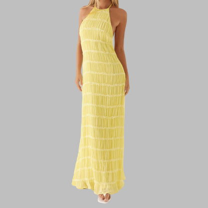 Trixie | Elegant Sleeveless Backless Bodycon Maxi Dress