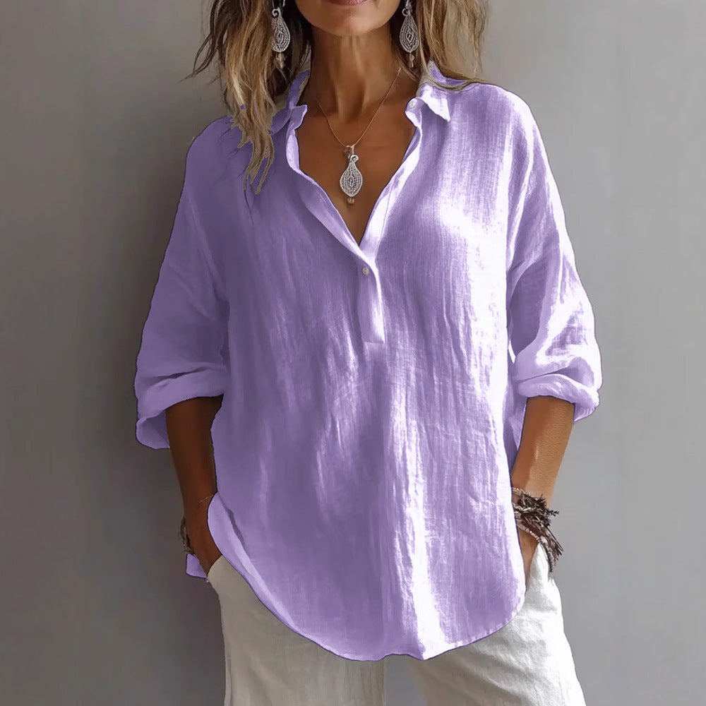 Ruth | Elegant V Neck Blouse