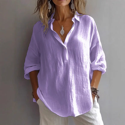 Ruth | Elegant V Neck Blouse