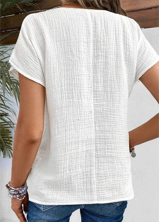 Juliet | Cotton Linen Blouse