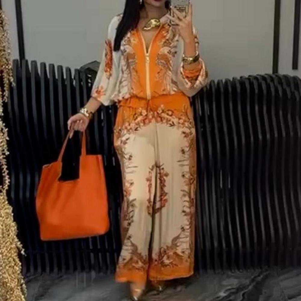 Moanika | Elegant Two Piece Zippered Set