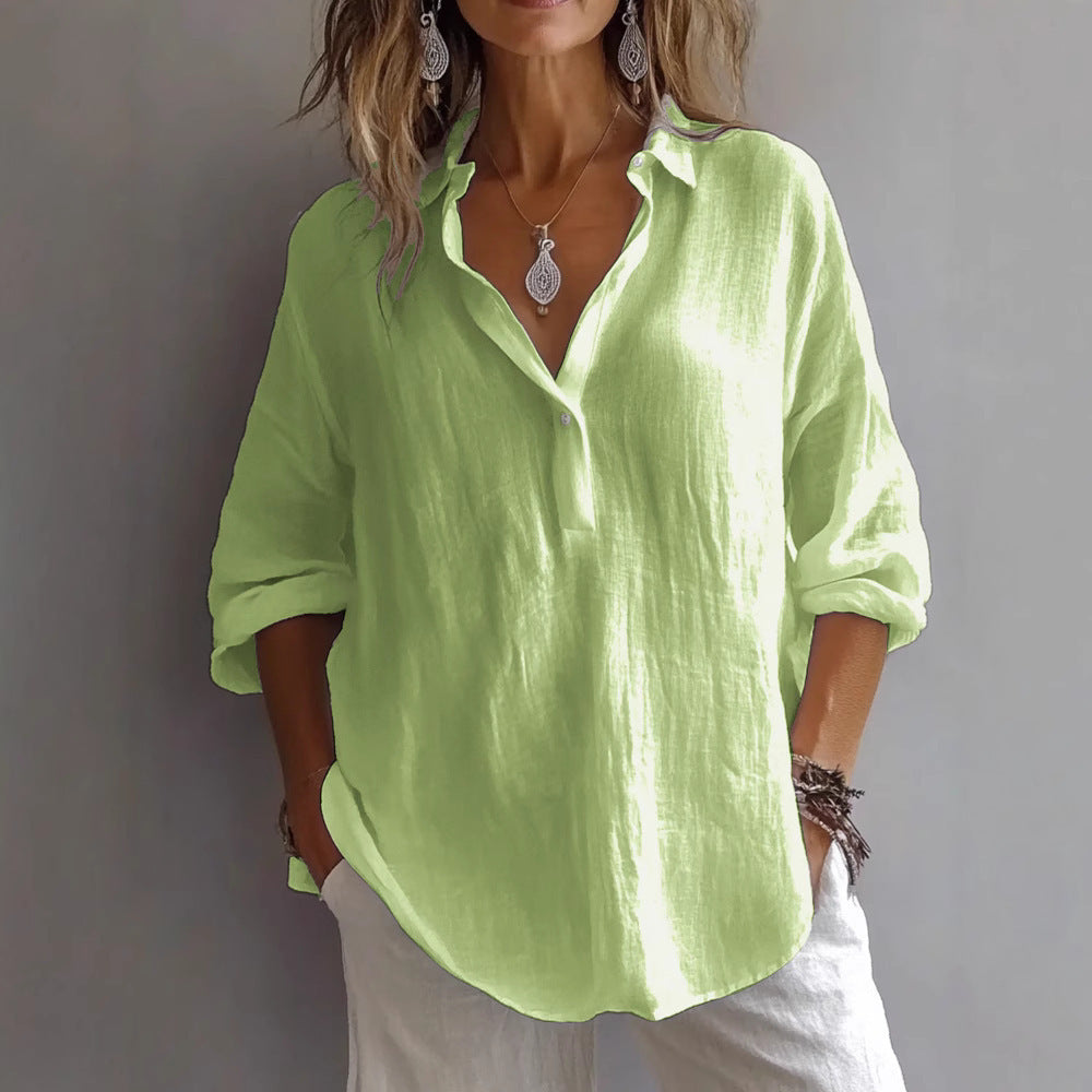 Ruth | Elegant V Neck Blouse