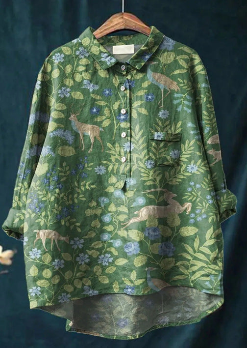 Kaia | Classic Floral Blouse