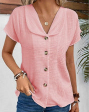 Sarah | Collared Butterfly Blouse