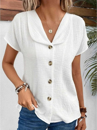 Juliet | Cotton Linen Blouse