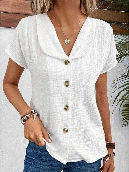 Juliet | Cotton Linen Blouse