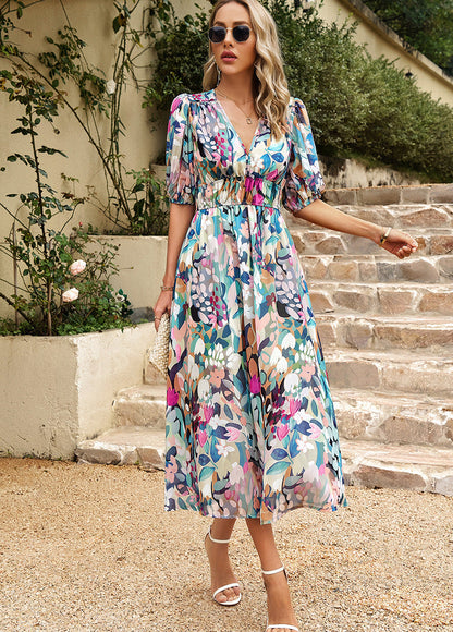 Vicki | Elegant Floral Dress