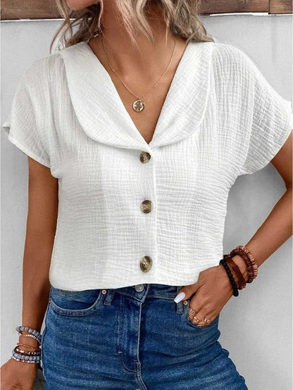 Juliet | Cotton Linen Blouse