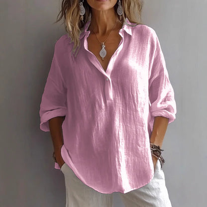 Ruth | Elegant V Neck Blouse