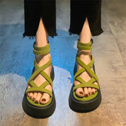 Neri™ - Bold Strappy Wedge Sandals