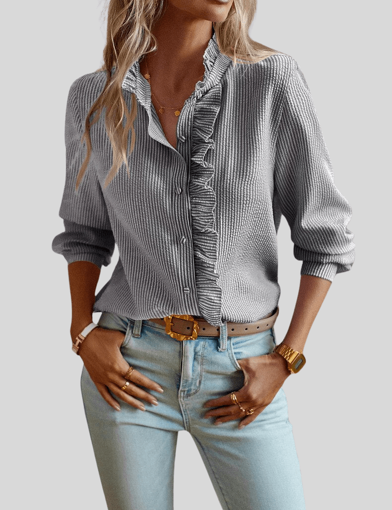 Alina | Elegant Ruffle Blouse