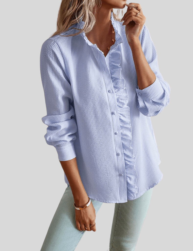 Alina | Elegant Ruffle Blouse