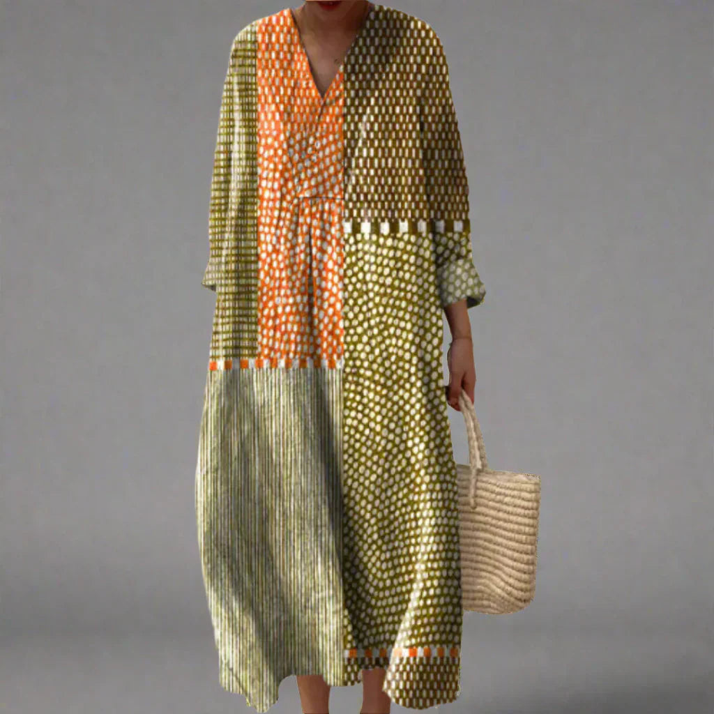 Lois | Elegant Geometric Dress