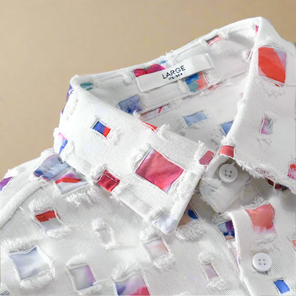 Inaya | Elegant Mosaic Shirt